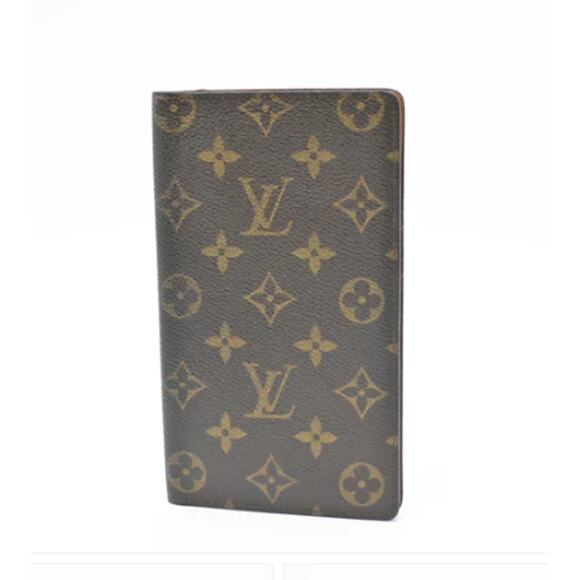 Louis Vuitton Vertical Bifold Wallet Card Case in Monogram Canvas Authentic - Picture 1 of 9